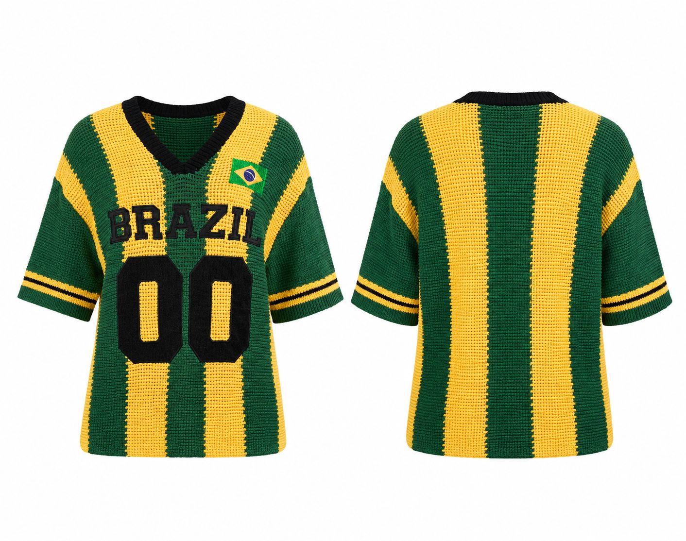 Blusa Crochê Brazil Bossa